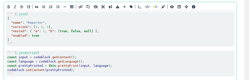 Pretty code