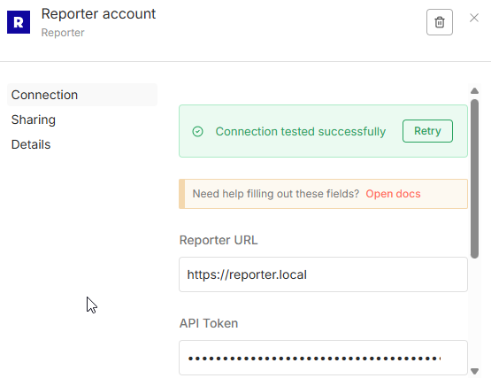 n8n reporter credentials